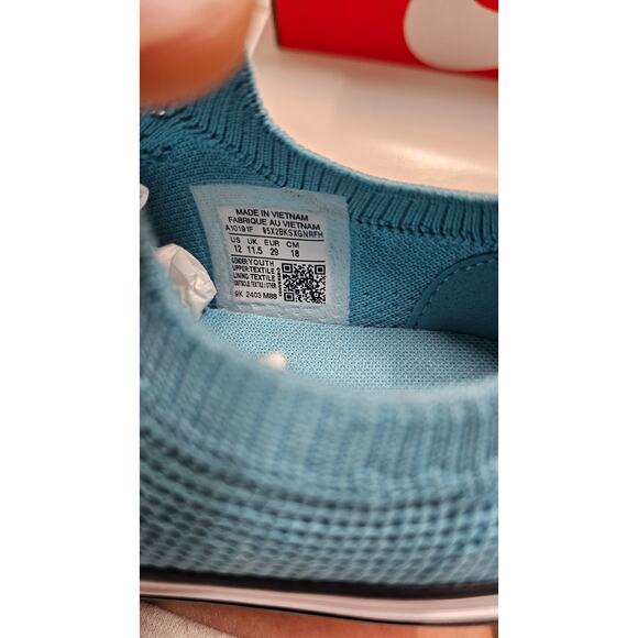 CONVERSE Chuck Taylor All Star SNEAKERS YOUTH shoe,12 BLUE AQUA - Picture 5 of 6